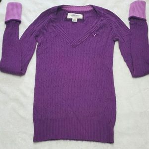 American Eagle cable knit sweater